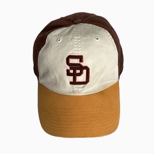 San Diego Rare Padres Fitted Baseball Hat Twins / 47 . Sz. XL or 7